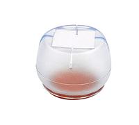 ANCLLO 16 cappucci per gambe per sedie da pavimento, quadrati rotondi per mobili da tavolo, protezioni flessibili in silicone per pavimenti in legno duro-medio