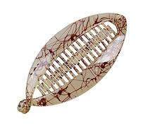 ANCLLO 2 fermagli per capelli a banana grande con bordi arrotondati, pettine per capelli a forma di pesce, accessori per capelli per donne e ragazze