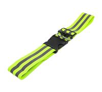 ANCLLO 2 Pezzi Fascia Riflettente per Camminare di Notte Cintura Riflettente Regolabile Cintura ad Alta Visibilità con Clip per Ciclismo Jogging Camminata Notturna