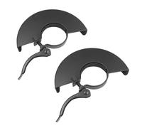 ANCLLO 2 Pezzi Nero Base Macchina da Taglio Smerigliatrice Angolare Protezione di Ricambio Protezione Ruota in Metallo Copertura per Smerigliatrice Angolare 125 115 Protezione Mola Foro Interno 42mm