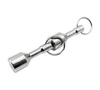 ANCLLO 2 Pezzi Portachiavi Magnetico, Magneti Tascabili per Borsa con Forte Magnete Magnetico per Terre Rare al Neodimio, Oro, Argento, Gioielli, Magnete per Prova Metalli, Comodo Strumento Magnetico