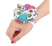 ANCLLO 2 puntaspilli da polso, per fai da te, strumento artigianale per polsi, con fascia elastica da polso n. 1