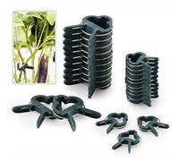 ANCLLO - 20 Piccoli e Grandi Clip riutilizzabili per Piante da Giardino, ortaggi e Fiori, Clip di Fissaggio di Supporto per Patio, Set da Giardinaggio Primaverile, per Fissare Le Piante a Traliccio