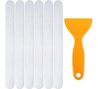 ANCLLO 24 adesivi antiscivolo per vasca da bagno antiscivolo strisce doccia battistrada sicurezza vasche da bagno adesivo con raschietto per doccia, piscine, scale gradini