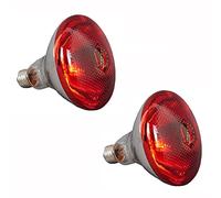 ANCLLO 2Pcs 150W Lampadina Rossa Vicino Infrarossi Riscaldamento Lampada di Ricambio per Suini e Pollame