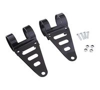 ANCLLO 2pcs Moto Faro Staffa di Montaggio per Cafe Racers Forcella 41-43mm