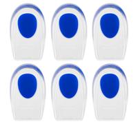 ANCLLO 3 Paia di Solette per Sperone Calcaneare Coppe per Tallone in Gel Cuscinetti per Tallone in Silicone per Scarpe Solette Ortopediche in Gel