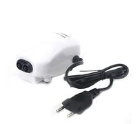ANCLLO 3W 220V Doppi Fori di ossigenazione Pompe d'Aria per Acquario, Ultra Silenzioso, Flusso 4L al Minuto, Flusso d'Aria Regolabile, per Acquario 60L-100L
