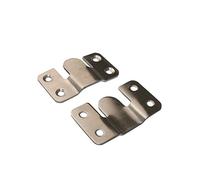 ANCLLO 4 Paia Staffe per Montaggio a Incasso Staffe per Cornice Ganci per Montaggio su Testiera Gancio per Cornice Foto ad Incastro