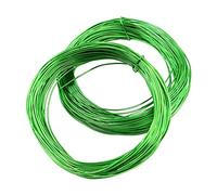 ANCLLO 4pcs X 10M Bonsai Care Tool Tree Training Wire 1.0mm Plant Craft Wire Filo di Alluminio Tessitura Artigianale, per Contenere Rami di Bonsai (Ogni Rotolo 10M, Verde)