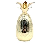 ANCLLO 500 ml/18oz Ananas forma creativa personalizzata cocktail tazza in acciaio inox per fare un cocktail