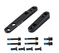 ANCLLO Adattatore per Freni a Disco a Montaggio Piatto per Bici da Strada/Mountain Bike 140/160 Mm Anteriore/Posteriore Compatibile con Adattatori per Freni a Disco Shimano