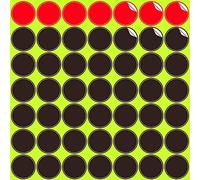 ANCLLO - Confezione da 10 adesivi per bersaglio, autoadesivi, 2,5 cm