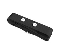 ANCLLO Fascia toracica di ricambio per cardiofrequenzimetro Fascia toracica di ricambio morbida regolabile compatibile con Polar H10 Polar H9 Polar H7 (Nero)