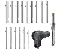 ANCLLO Kit di 15 pergolati di precisione per mirino, con foro di scorrimento, da 177 a 0,50