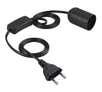 ANCLLO Lampada termica per rettili, E27, striscia riscaldante in ceramica con interruttore indipendente, portalampada per rettili,