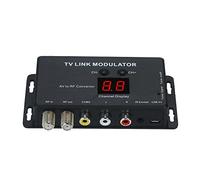 ANCLLO Modulatore UHF,Modulatore TM70 UHF TV Link Convertitore AV a RF Extender IR,Modulatore Modulatore Convertitore AV a RF Extender IR,Supporto Pal/NTSC con Cavo di Ricarica USB