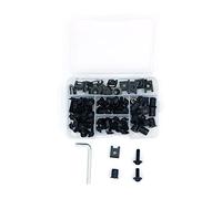 ANCLLO Moto Vite e U Dado Carenatura Parabrezza Corpo Modifica Parabrezza Bullone M6 Bolt Set
