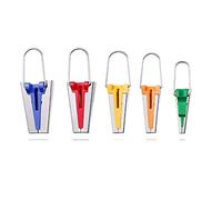 ANCLLO - Set di 5 nastri sbieco per macchina da cucire, 5 pezzi, 6 mm, 9 mm, 12 mm, 18 mm, 25 mm