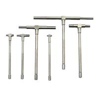 ANCLLO - Set di 6 calibri telescopici di precisione, 8-150 mm, foro interno T