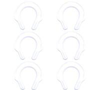 Ancllo - Set di 6 fermaporta per porta, resistente agli urti, a prova di urto, impedisce alle dita di stringere le porte a sbattere la serratura nella stanza.