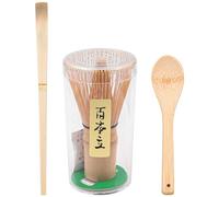 ANCLLO Set di fruste Matcha Frusta Matcha Giapponese per tè Paletta Profonda Paletta Tradizionale Chashaku Kit Matcha Tradizionale