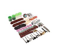 ANCLLO Smerigliatrice elettrica Set di accessori per utensili rotanti a disco per fresa a disco per Dremel rettifica levigatura lucidatura 161 pezzi, kit di levigatura smerigliatrice elettrica