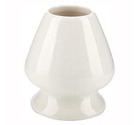 ANCLLO - Supporto per frusta in ceramica per bambù Matcha Chasen per set da tè, accessori (bianco)