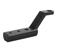 ANCLLO Supporto per prolunga per Manubrio per Moto Supporto per Staffa per specchietto retrovisore per Moto Scooter Staffa per specchietto per Manubrio Staffa Estensore Luce per Cellulare GPS(Nera)