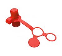 ANCLLO Tappo per Bottiglia d'Acqua in Silicone, Adattatore di Ricambio per Beccuccio Superiore della Bottiglia, Adattatore Riutilizzabile a Prova di Fuoriuscite,Rosso