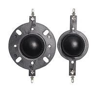 ANCNA 2 PZ 25.4mm Bobina Nera Tweeter A Corno Diaframma di Seta Film Alti 8OHM 25.5 Core 8OHM Altoparlanti Accessori Fai da Te