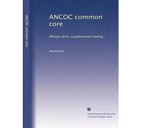 ANCOC common core: Military skills, supplemental reading