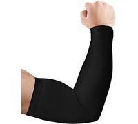 Ancokig Manicotto Braccio UV UPF 50 Protezione Maniche di Ghiaccio Raffreddamento moderato Sport all'aperto Guidare Guanti protettivi Coprire Il Tatuaggio Donna Uomo (Nero-1Paia)