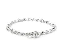 Ancol Catena extra pesante per cani - Collare a strozzatura leggero e robusto in acciaio cromato per cuccioli e cani - regolabile e durevole per addestramento obbedienza - Taglia 80 cm