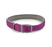 Ancol Collare imbottito per cani Viva con fibbia, accessorio da passeggio per cani e cuccioli, taglia 7, per collo da 50 a 59 cm, colore: viola