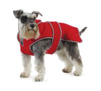 Ancol Muddy Paws Stormguard e Fodera in Pile Red Coat Piccolo