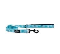 Ancol Soho Guinzaglio per cani con motivo corallo, comodo guinzaglio con manico imbottito e anello a D, accessorio per cuccioli in tessuto riciclato al 100%, 100 x 1,9 cm