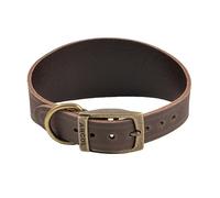 Ancol Timberwolf - Collare in pelle per whippet, adatto per collo da 30 a 34 cm