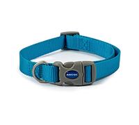 Ancol Viva - Collare per cani regolabile Quick Fit, in poliestere, resistente alle intemperie, 20-30 cm, taglia 1-2, colore: blu