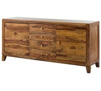 ANCONA #123 Credenza in legno di sheesham - laccato / marrone 175x45x80