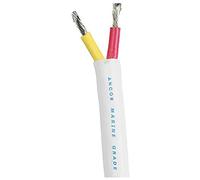 Ancor Safety Duplex Cable 16/2AWG (2X1MM²) White, Round 100FT