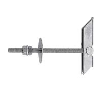 ANCORA A SOFFITTO ACCIAIO CON BARRA E DOPPIO DADO KD 8 M8 x 100 mm