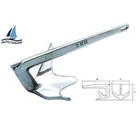 ANCORA ACCIAIO INOX 316 BRUCE - FORCE - TREFOIL NAUTICA BARCA GOMMONE