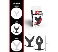 Ancora Anale Large Extreme nero silicone per giochi anali Anal anchor plug