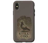 Ancora Coo Pigeon Minimalist Animal Bird Urban Custodia per iPhone X/XS