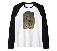 Ancora Coo Pigeon Minimalist Animal Bird Urban Maglia con Maniche Raglan