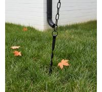Ancora da Terra Nera Verniciatura a Polvere Metallo Resistente per Giardino
