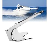Ancora della Barca, Ancoraggio di Artiglio in Stile Bruce con Smalto a Specchio, Acciaio Inossidabile Resistente alla corrosione 316 in Acciaio Inossidabile, per Yacht, motoscafi 1kg
