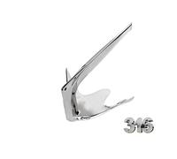 Ancora For Yacht Marini Con Ancora Pesante In Acciaio Inossidabile 316 Multi-spec 1-80 Kg,Resistente alla corrosione(15kg)
