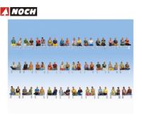 ANCORA H0 16072 Mega Set Risparmio Passeggeri Seduti 60 Personaggi, Senza...
